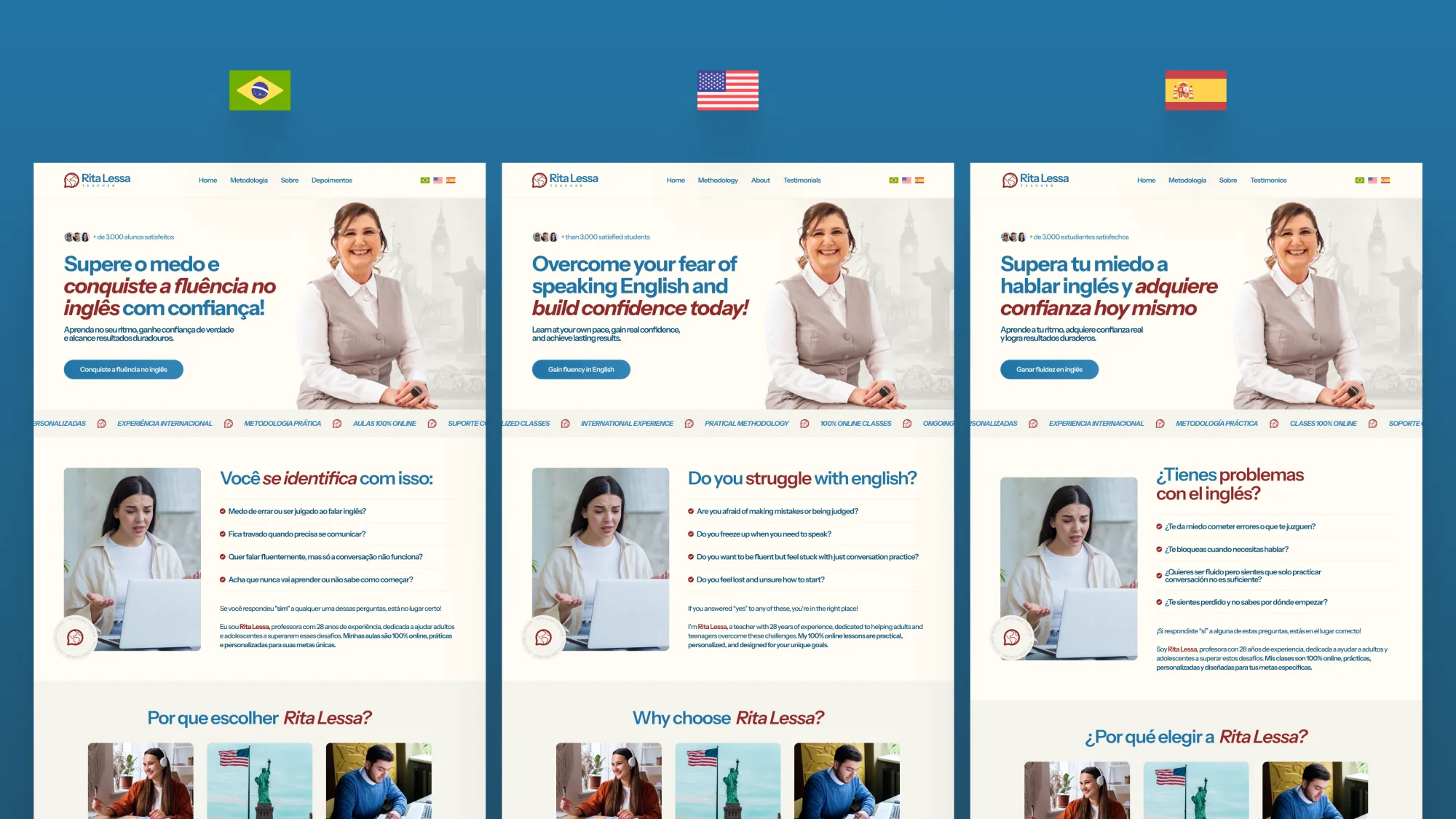 Rita Lessa: brand application